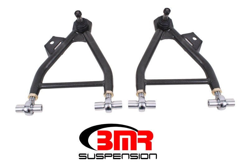 Load image into Gallery viewer, BMR 94-04 Mustang Lower A-Arms (Coilover Only) w/ Adj. Rod End & Tall Ball Joint - Black Hammertone