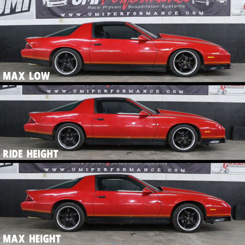 Load image into Gallery viewer, UMI Performance 82-92 GM F-Body Front Weight Jack System 850lb Street Handling