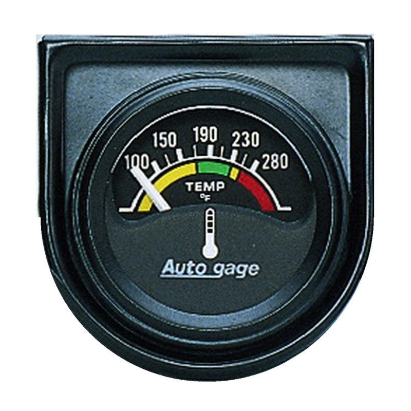 Load image into Gallery viewer, AutoMeter Gauge Console Water Temp 1.5in. 280 Deg. F Elec Blk Dial Blk Bezel Autogage
