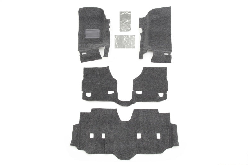 Load image into Gallery viewer, BedRug 07-16 Jeep JK Unlimited 4Dr Front 4pc Floor Kit (Incl Heat Shields)