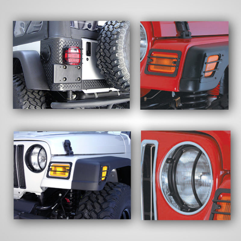 Load image into Gallery viewer, Rugged Ridge Euro Guard Light Kit 97-06 Jeep Wrangler TJ