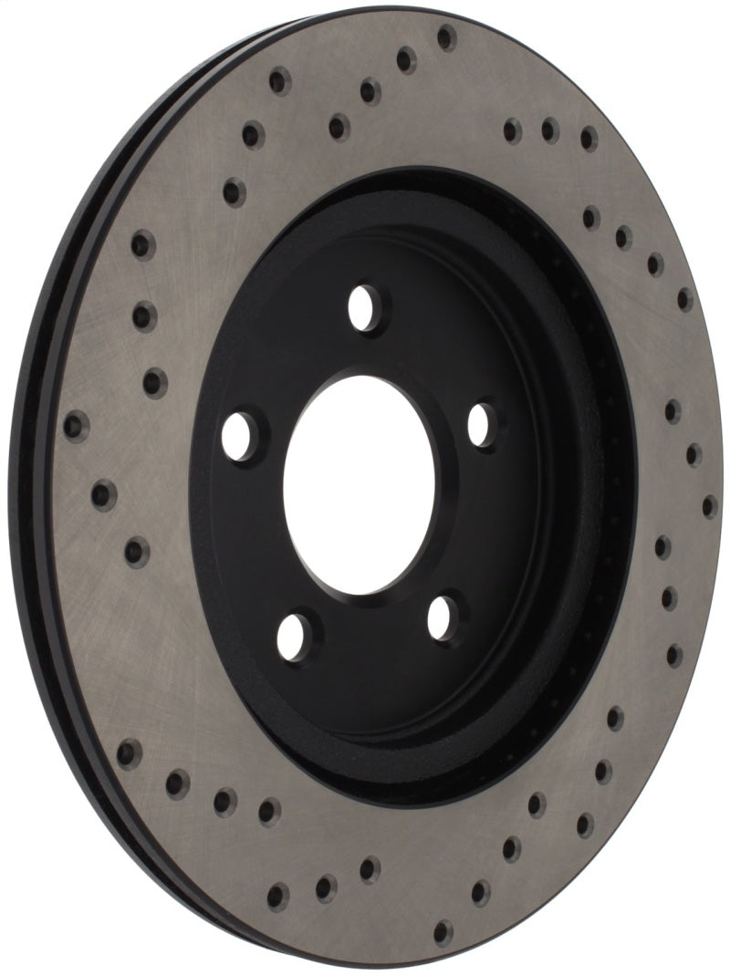 Load image into Gallery viewer, StopTech 05-10 Ford Mustang V6/4.0L / GT V8/4.6L Cross Drilled Left Rear Rotor