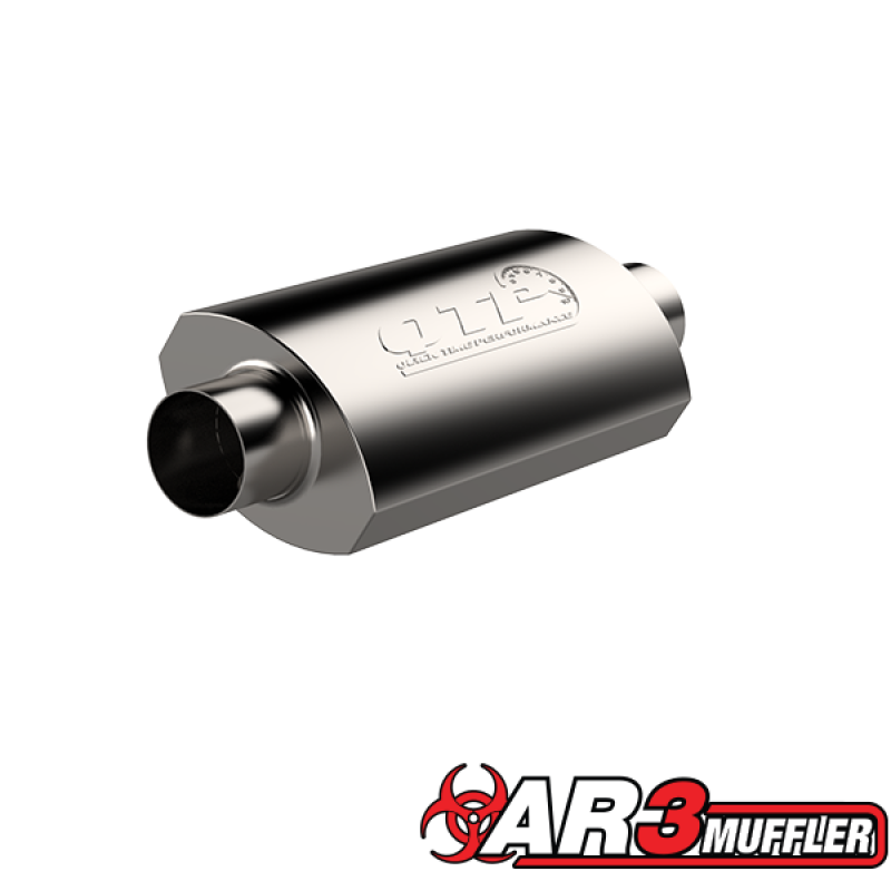 Load image into Gallery viewer, QTP 3.5in Weld-On 304SS AR3 Muffler