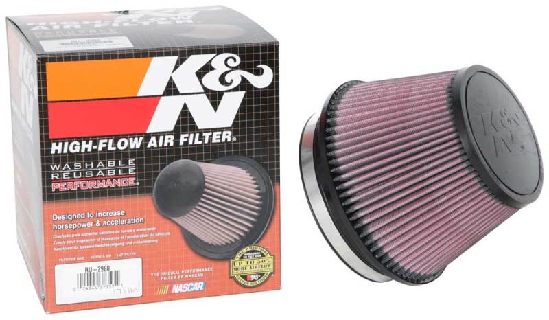 Load image into Gallery viewer, K&N Universal Tapered Filter 6in Flange ID x 7.5in Base OD x 5in Top OD x 5in Height