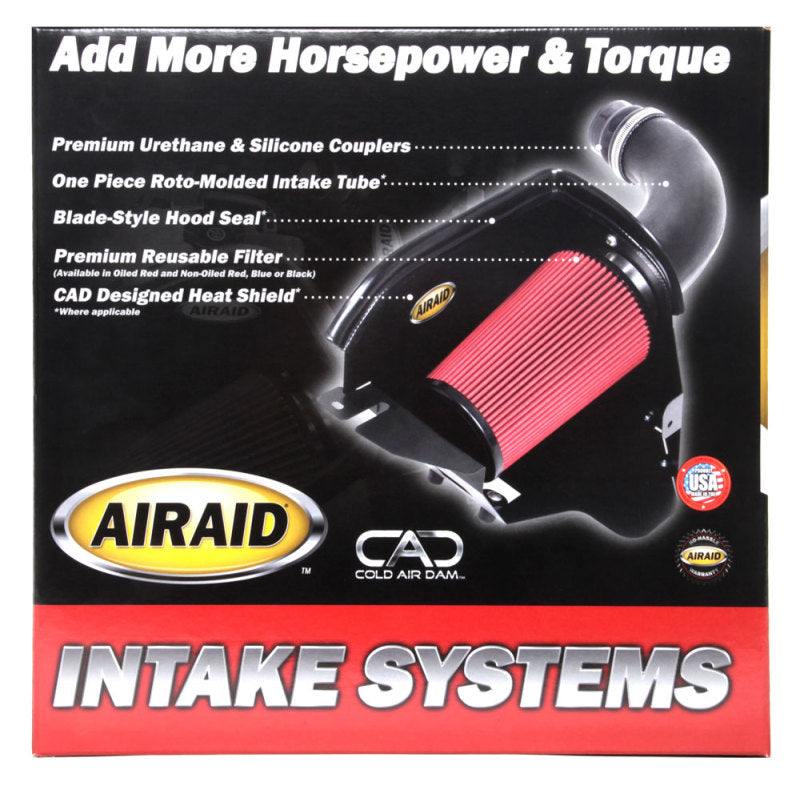 Load image into Gallery viewer, Airaid 05-06 Chevy HD 6.0L CAD Intake System w/ Tube (Oiled / Red Media)