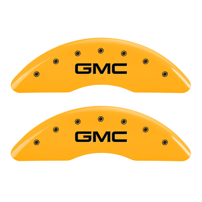 Load image into Gallery viewer, MGP 4 Caliper Covers Engraved Front & Rear MGP Black finish silver ch