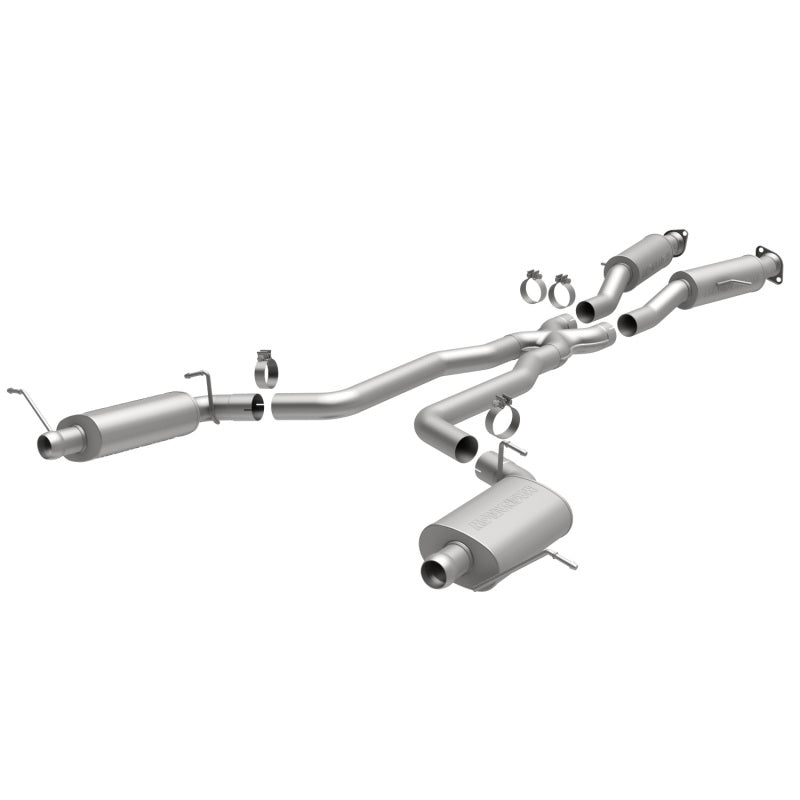Load image into Gallery viewer, MagnaFlow 12 Jeep Grand Cherokee V8 6.4L Dual Split Rear Exit Stainless Cat Back Performance Exhaust