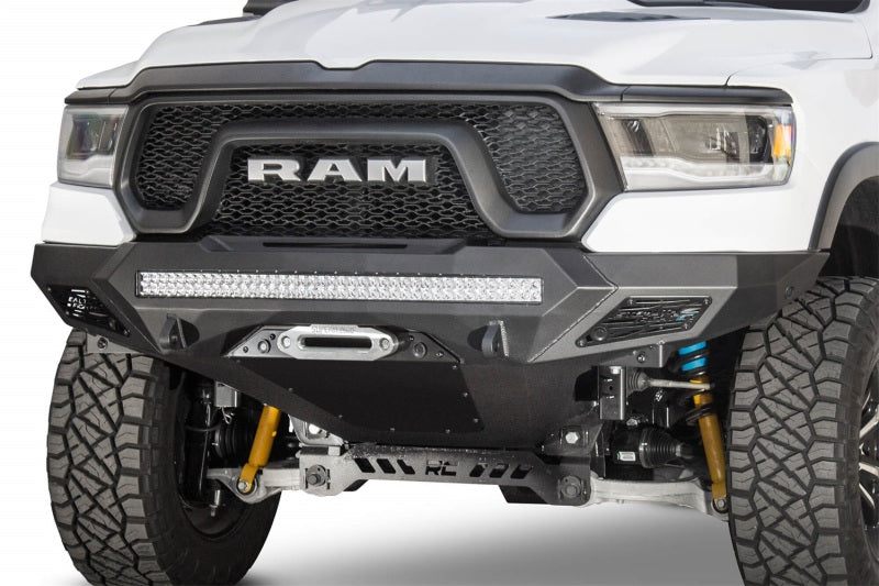 Load image into Gallery viewer, Addictive Desert Designs 2019 Ram Rebel 1500 Stealth Fighter Fr Bumper w/Winch&Parking Sensor Mounts