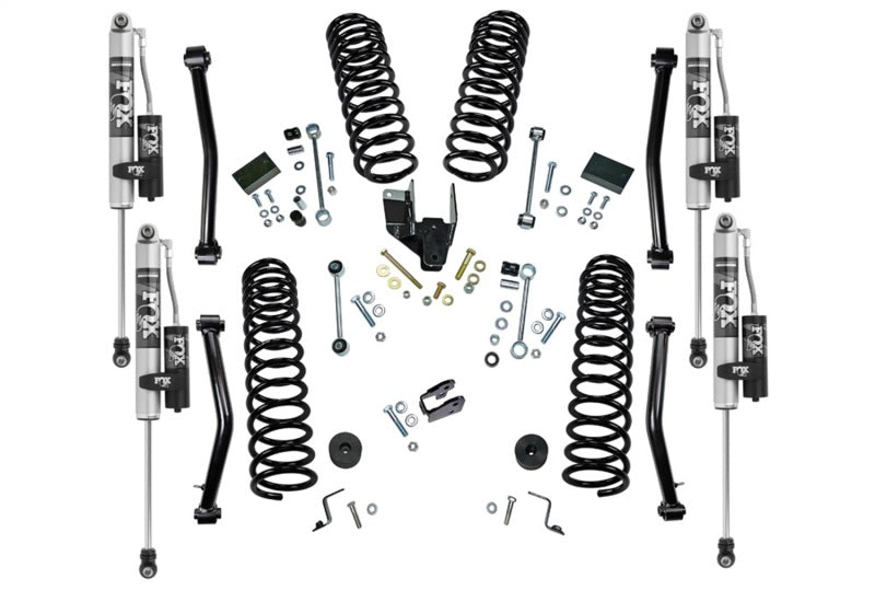 Load image into Gallery viewer, Superlift 18-22 Jeep Wrangler JL (NO Mojave) 4WD 4in. Dual Rate Coil Lift Kit w/Fox 2.0 Res Shocks
