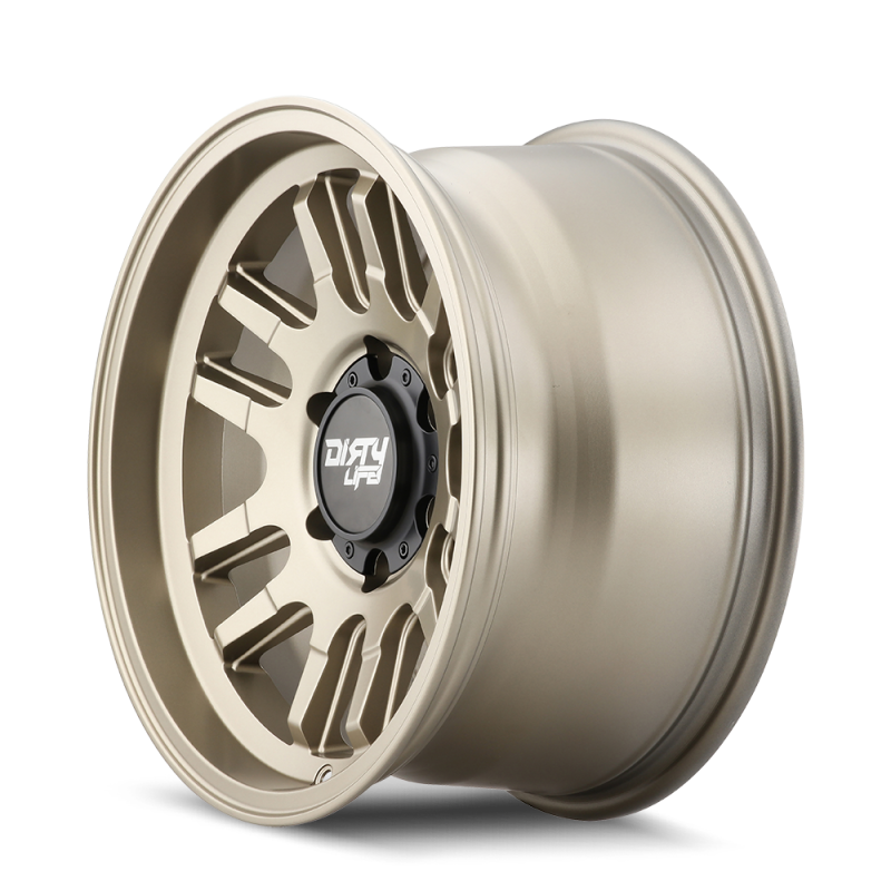 Load image into Gallery viewer, Dirty Life 9310 Canyon 17x9 / 6x139.7 BP / 0mm Offset / 106mm Hub Satin Gold Wheel