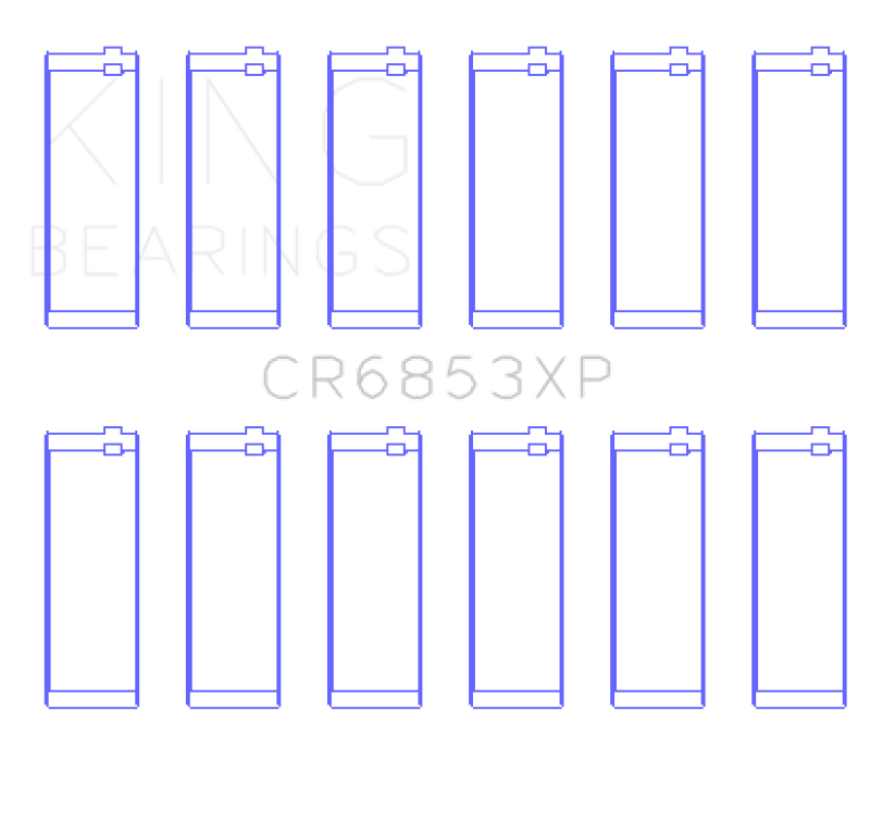 Load image into Gallery viewer, King Engine Bearings BMW Performance Rod Bearing Set - Size STD