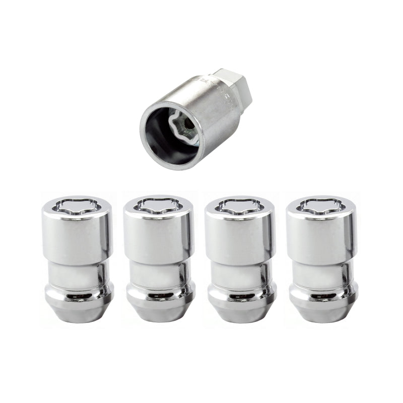 Load image into Gallery viewer, McGard Wheel Lock Nut Set - 4pk. (Cone Seat) 1/2-20 / 3/4 & 13/16 Dual Hex / 1.46in. Length - Chrome