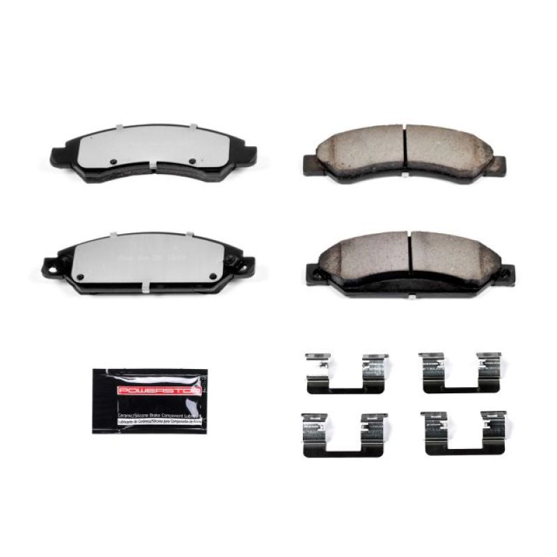 Load image into Gallery viewer, Power Stop 2007 Cadillac Escalade Front Z36 Truck & Tow Brake Pads w/Hardware