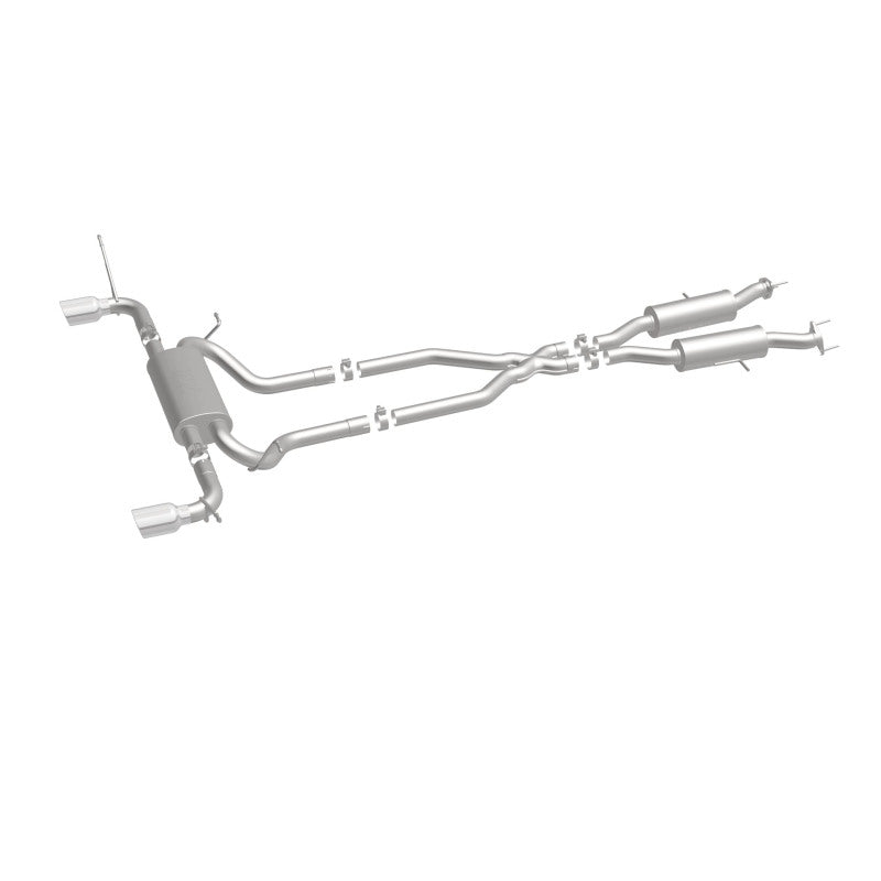 Load image into Gallery viewer, MagnaFlow Cat-Back SS 2.5in Dual Split Rear 4in Black Tip 11-16 Jeep Grand Cherokee 5.7L V8/3.6L V6