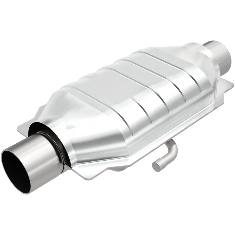 Load image into Gallery viewer, MagnaFlow Conv Universal 2.5in Inlet 2.5in Outlet 16in Length 6.375in Width