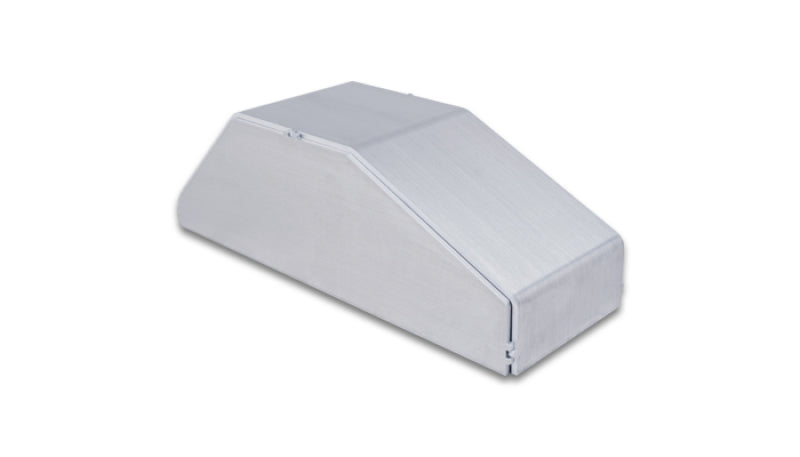 Load image into Gallery viewer, Vibrant I/C End Tank 3.5in Wide 9.85in Long 3.25in Tall Use w/ Horizontal I/C Core12833 - 5052 Alum