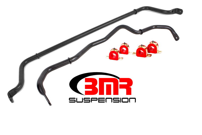 Load image into Gallery viewer, BMR 16-20 6th Gen Camaro Front & Rear Sway Bar Kit w/ Bushings - Black Hammertone