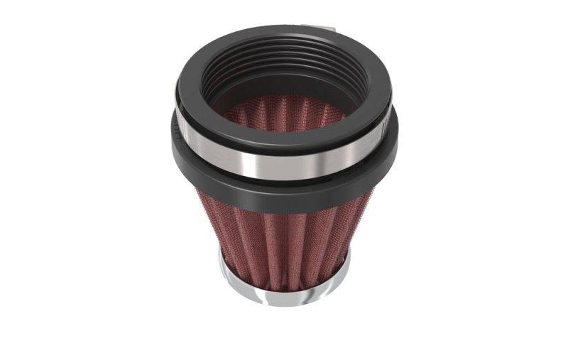 Load image into Gallery viewer, K&N Universal Chrome Filter 2.125 in Flange ID / 3in Base OD / 2in Top OD / 2.75in Height