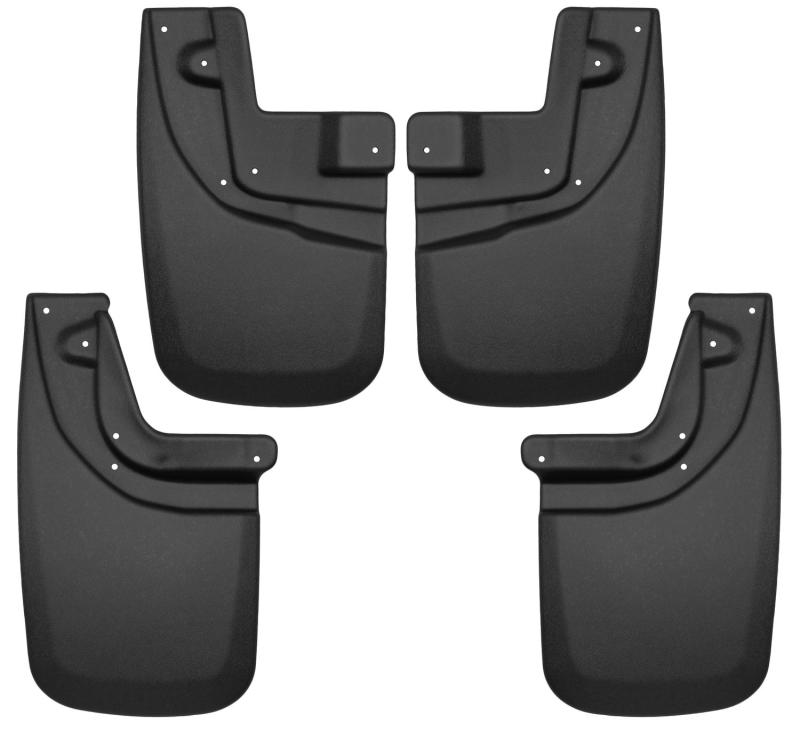 Load image into Gallery viewer, Husky Liners 05-15 Toyota Tacoma w/ OEM Fender Flares Front and Rear Mud Guards - Black