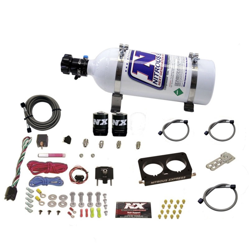 Load image into Gallery viewer, Nitrous Express 96-04 Ford Mustang Cobra 4 Valve (Stock TB) Nitrous Kit (50-300HP) w/5lb Bottle