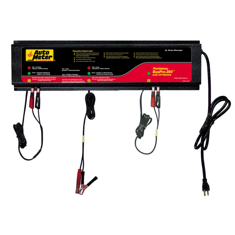 Load image into Gallery viewer, Autometer 120V 3 Station Automated Multi Battery Charging Station 5 Amps per Station