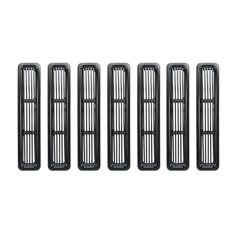 Load image into Gallery viewer, Rugged Ridge Billet Grille Inserts Black 97-06 Jeep Wrangler