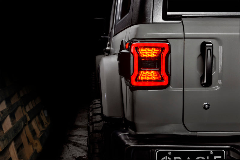 Load image into Gallery viewer, Oracle Jeep Wrangler JL Black Series LED Tail Lights