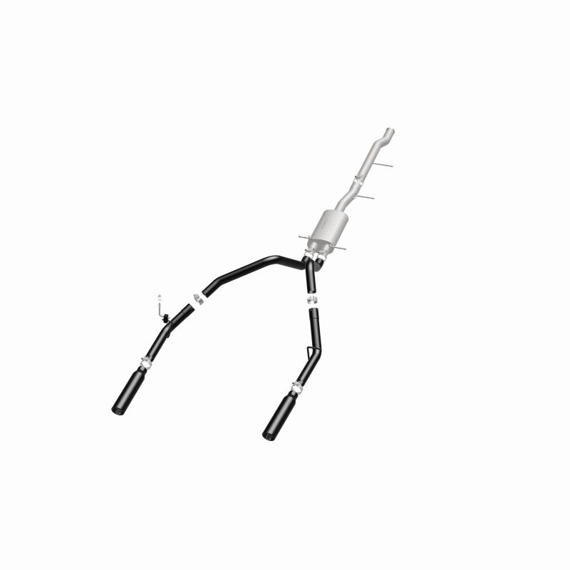 Load image into Gallery viewer, MagnaFlow SYS Cat-Back 3.5in Black Dual Split Rear Tips 10-13 Chevy Silverado / GMC Sierra 5.3L