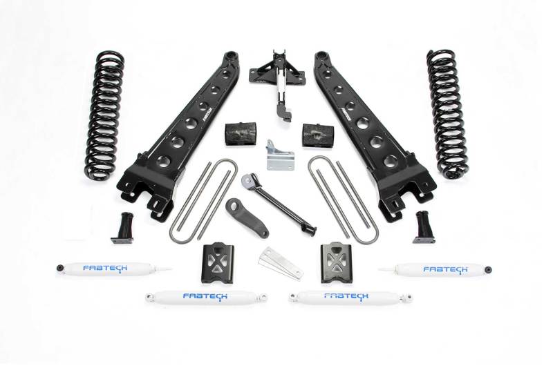 Load image into Gallery viewer, Fabtech 05-07 Ford F250 4WD w/o Factory Overload 6in Rad Arm Sys w/Coils & Perf Shks