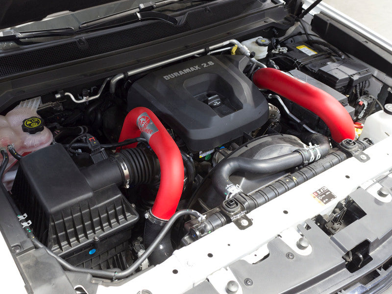 Load image into Gallery viewer, aFe BladeRunner 2.5in Red IC Tube Hot Side w/ Coupling & Clamp Kit 2016 GM Colorado/Canyon 2.8L