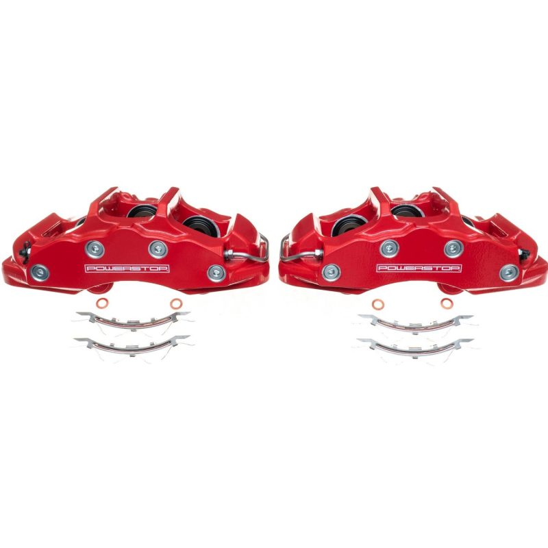 Load image into Gallery viewer, Power Stop 06-13 Chevrolet Corvette Front Red Calipers - Pair