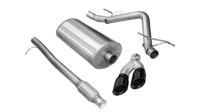 Load image into Gallery viewer, Corsa 2010-2013 Chevrolet Silverado Crew Cab/Short Bed 1500 4.8L V8 Black Sport Cat-Back Exhaust