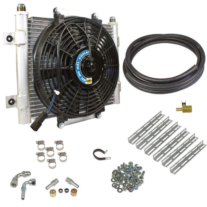 Load image into Gallery viewer, BD Diesel Xtruded Trans Oil Cooler - 1/2 inch Cooler Lines