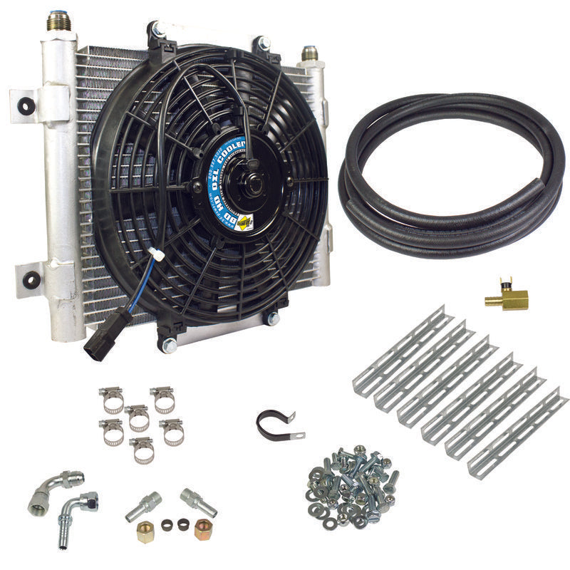 Load image into Gallery viewer, BD Diesel Xtruded Trans Oil Cooler - 5/16 inch Cooler Lines