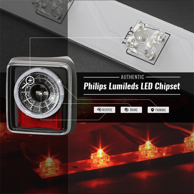 Load image into Gallery viewer, Spyder 19-20 Jeep Wrangler - Full LED Tail Lights - Seq Turn Signal - Black ALT-YD-JW19-SEQ-BK