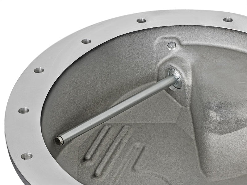 Load image into Gallery viewer, aFe Power Pro Series Rear Differential Cover Black w/Machined Fins 16-17 Nissan Titan XD(AAM 9.5-14)