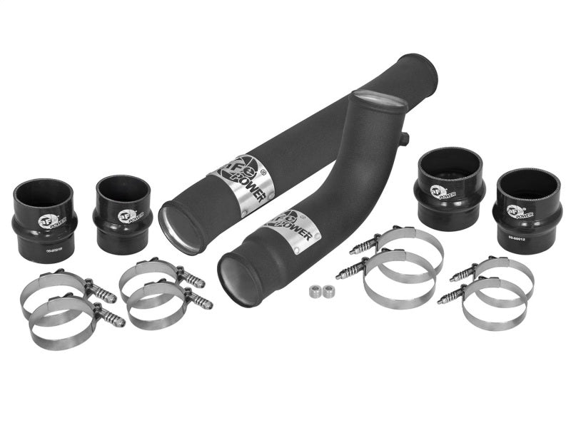 Load image into Gallery viewer, aFe BladeRunner 2.75in Hot 3.5in Cold Side Intercooler Tubes w/ Coupling Clamp Kit 10-12 Dodge 6.7L