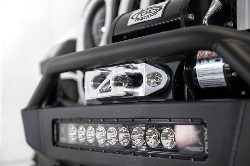 Load image into Gallery viewer, Addictive Desert Designs 2020 Jeep Gladiator JT Stealth Fighter Front Bump w/ Top Hoop & Winch Mount