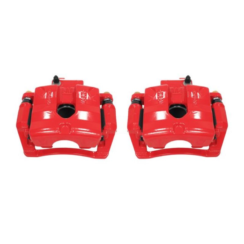 Load image into Gallery viewer, Power Stop 10-11 Cadillac SRX Rear Red Calipers w/Brackets - Pair