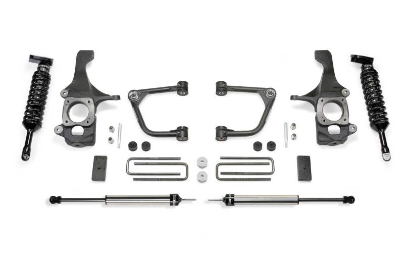 Load image into Gallery viewer, Fabtech 07-15 Toyota Tundra 2WD/4WD 4in UCA Kit w/Uniballs & Dlss Shocks