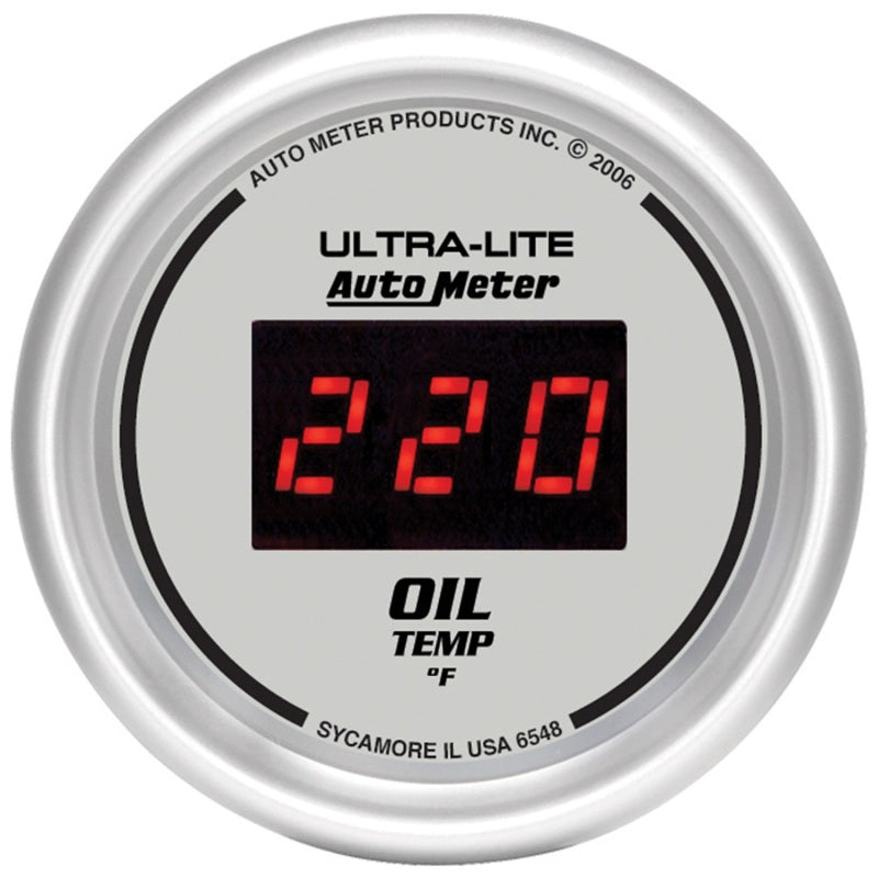 Load image into Gallery viewer, Autometer Ultra-Lite 52MM 0-340 Deg F Digital Oil Temperature