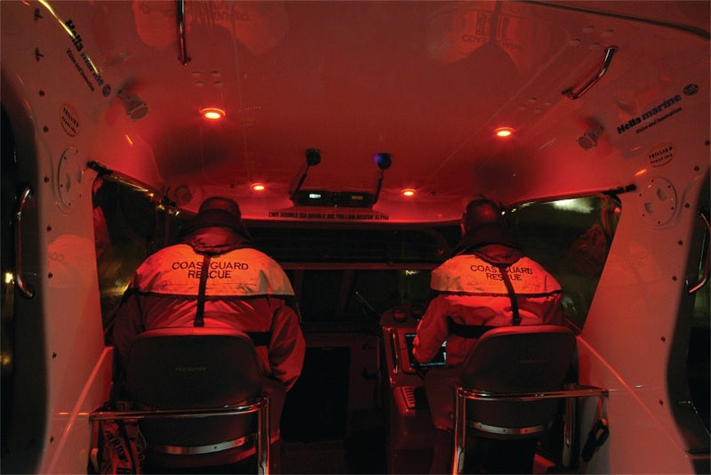 Load image into Gallery viewer, Hella Courtesy Lamp Rnd Blue Md12 Wh Rim 2Xt