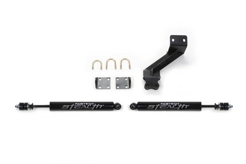 Load image into Gallery viewer, Fabtech 14-18 Ram 2500 & 13-18 Ram 3500 HD Dual Stealth Steering Stabilizer Kit