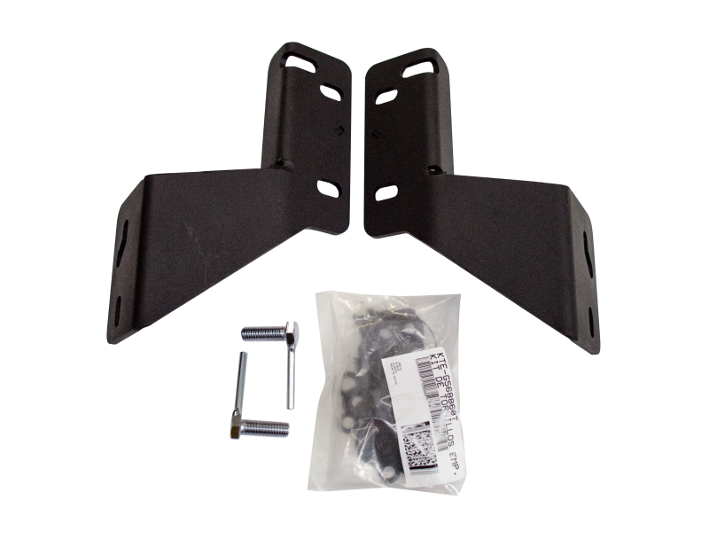 Load image into Gallery viewer, Go Rhino 15-22 Ford F-150 (Excl. Raptor/Active Park Assist) RC4 & RC3 LR Brackets - Tex. Blk