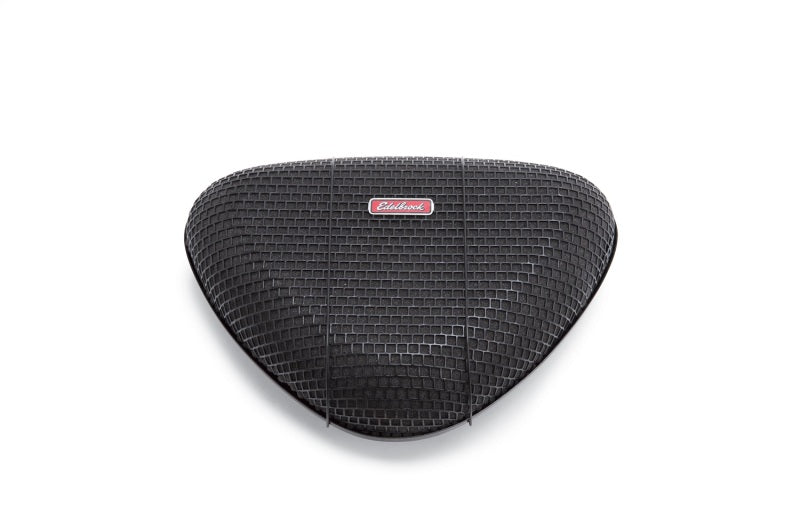 Load image into Gallery viewer, Edelbrock Air Cleaner Pro-Flo 1000 Series Triangular Steel Top 11 375In X 8 375In X 3In Black
