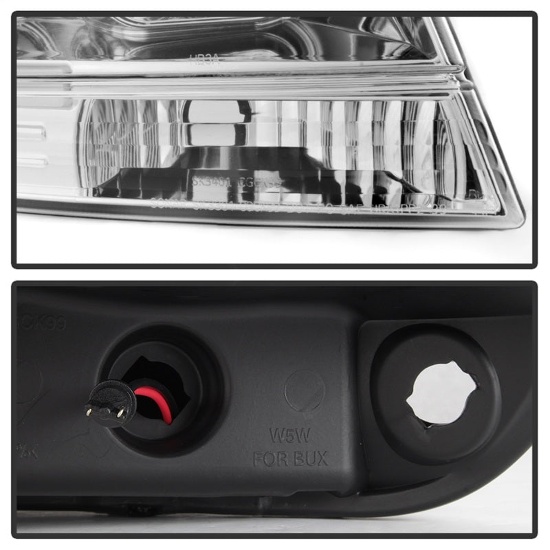 Load image into Gallery viewer, Spyder 99-04 Jeep Grand Cherokee Projector Headlights - Light Bar DRL LED - Chrome