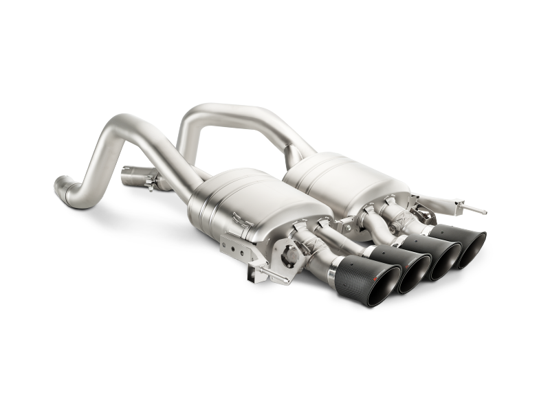 Load image into Gallery viewer, Akrapovic 14-17 Chevrolet Corvette Z06 (C7) Slip-On Line (Titanium) w/ Carbon Tips