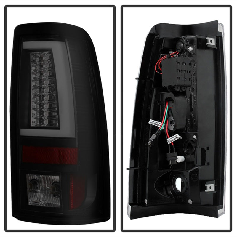 Load image into Gallery viewer, Spyder 03-06 Chevy Silverado (Does Not Fit Stepside) Version 2 LED Tail Lights - Black Smoke