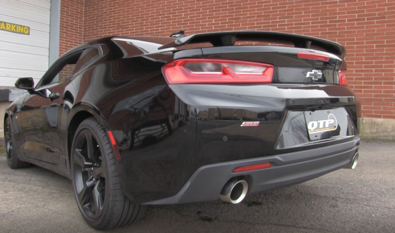 Load image into Gallery viewer, 2016-2024 Chevrolet Camaro SS QTP Screamer Axle Back Dual Tip Bumper