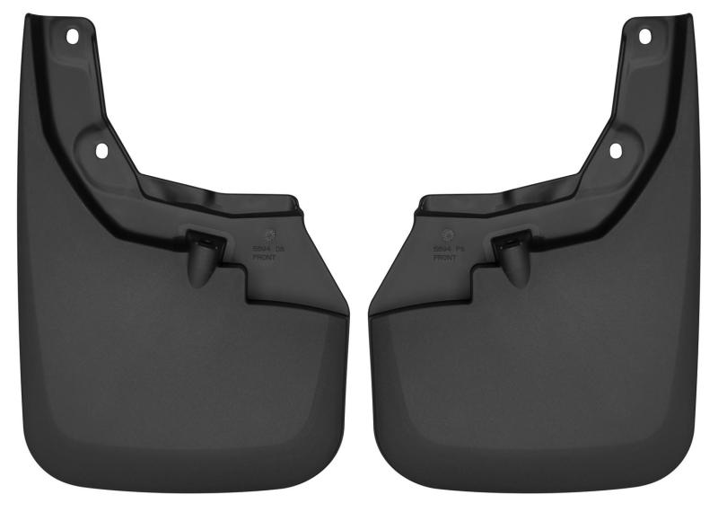 Load image into Gallery viewer, Husky Liners 16-22 Toyota Tacoma w/ OE Fender Flares Custom Molded Front Mud Guards - Black